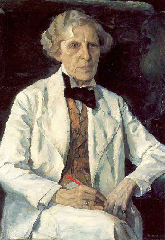 Nesterov, Mikhail Portrait of Elizaveta Kruglikova Germany oil painting art
